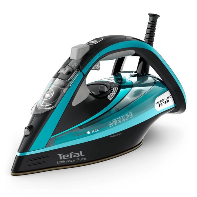 Tefal Ultimate Pure FV9844 - Stoomstrijkijzer - Pure Stoom - Kalkfilter - Automatische Uitschakeling - 3200W