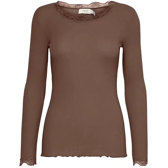 Dames-T-shirt met lange mouwen fransa Hizamond 2