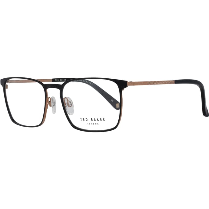 Ted Baker rechthoekige unisex zwart en koper TB4270 Patton