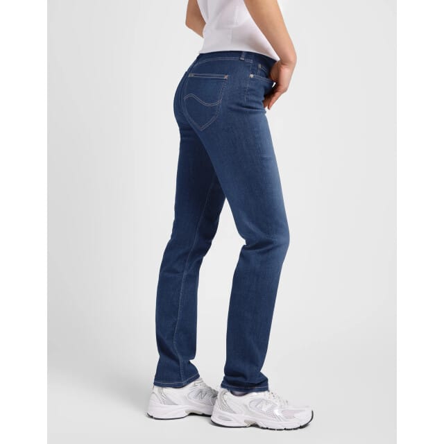 Lee - Marion - Dames Straight-fit Jeans - Rain Falls