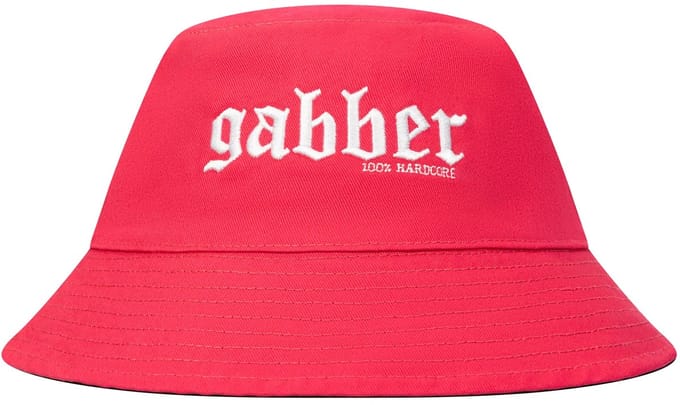 Gabber Bucket Hat Essential Roze (Dubbelzijdig) - Maat: S/M