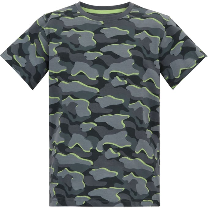 Regatta Kinderen/Kinderen Bosley Camo T-Shirt (Donkere storm)