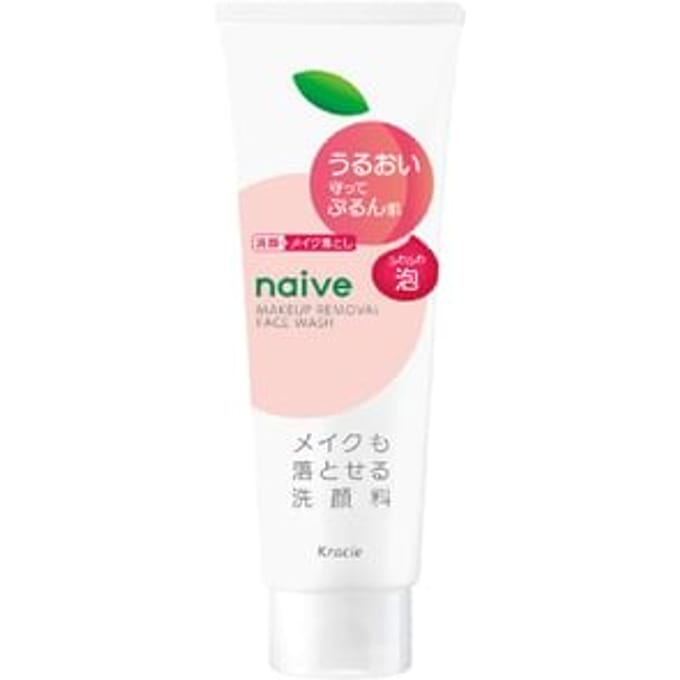 Kracie - Naive Makeup Removal Face Wash Moisturizing - 180g