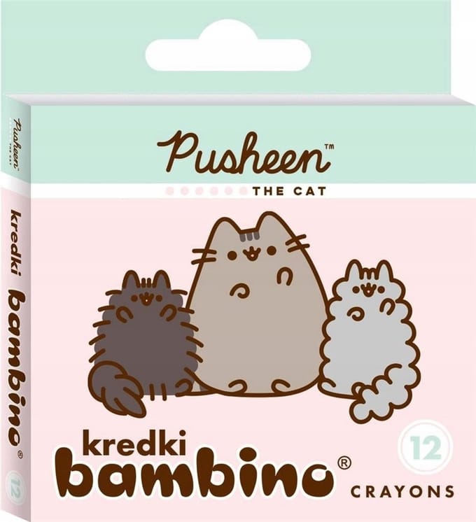 Pusheen Bambino Kleurpotloden Set - 12 Levendige Kleuren