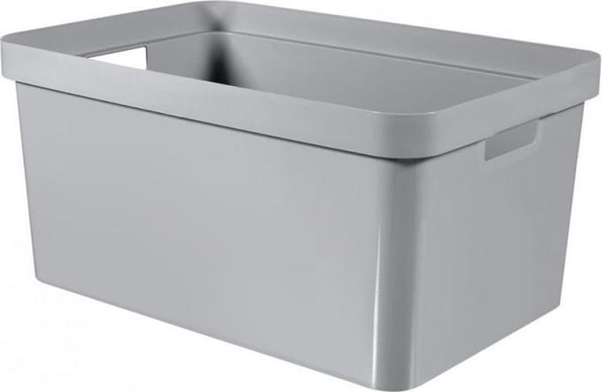 Curver Infinity Opbergbox - 45 liter - kunststof - grijs set van 5