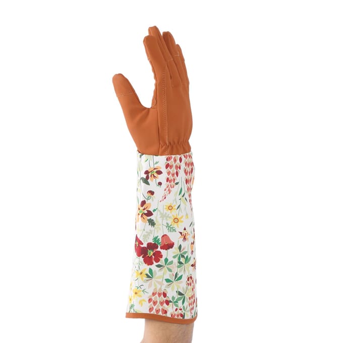 1 Paar Tuinhandschoenen met Lange Mouwen Handbeschermer voor Tuin Erf Snoeien Trimmen Gebruik brown