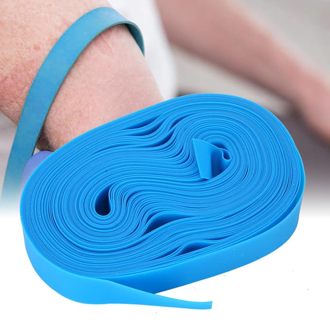 Wegwerp Tourniquet Elastisch Noodhulp Hemostatische Benodigdheden voor VerpleegkundigenBlauw blauw