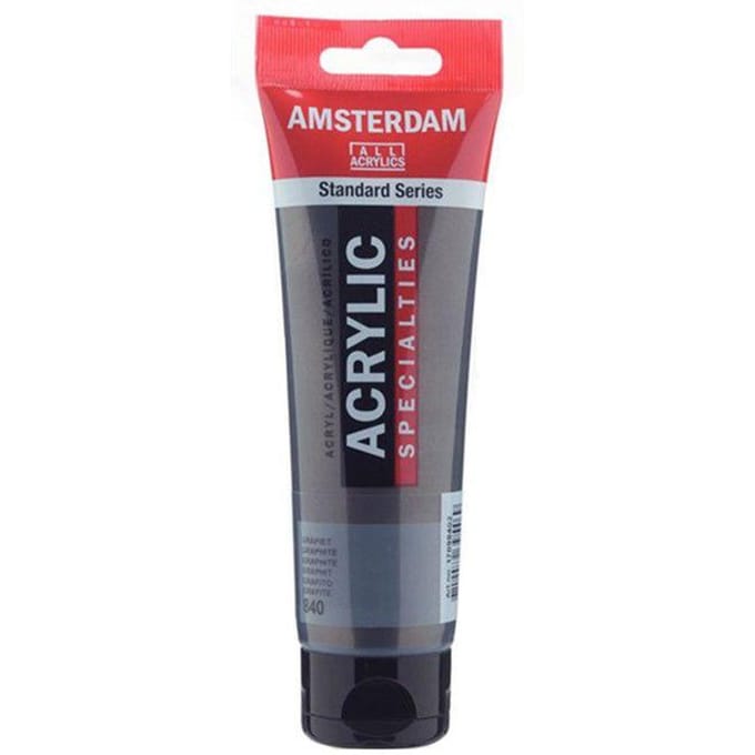 Amsterdam Acrylverf - 120 ml - Grafiet 840   8712079395469   Verf