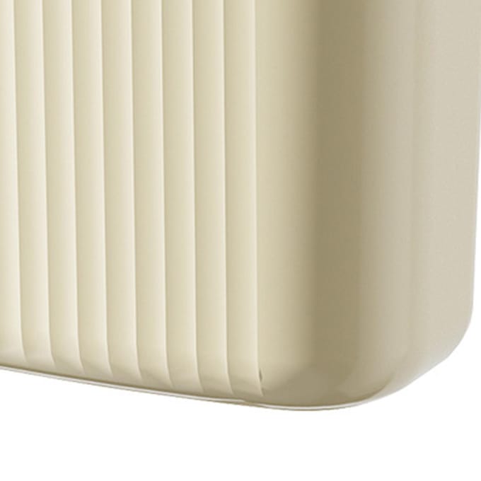 Poubelle murale peu encombrante, grande capacité, design esthétique, robuste, suspendue Small white