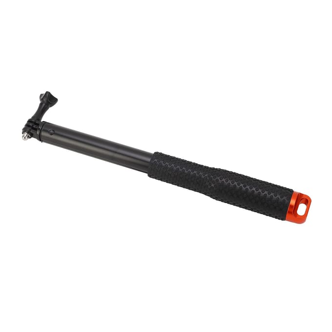 Perche à selfie 36 pouces Caméra d'action Téléphone portable Perche à selfie extensible Mini portable à main orange