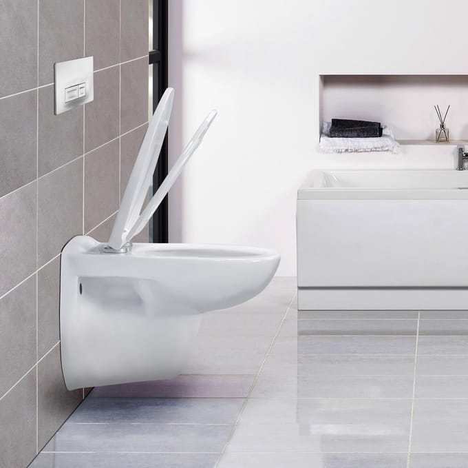 ALONI PRO OPHANG WC RIMM-OFF + SOFT-CLOSE ZITTING compleet