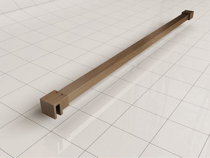 Wiesbaden Slim Stabilisatiestang 120 cm - Geborsteld Brons Koper