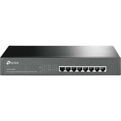 TP-Link TL-SG1008MP 8-Port Gigabit Desktop/Rackmount Switch with 8-Port PoE+