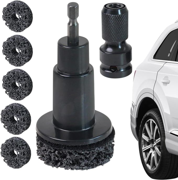 Remnaaf Reiniger - Roest Verwijderaar - Auto Onderhoud - Uniforme Slijpdruk - 11 cm Zaagdiameter - Set