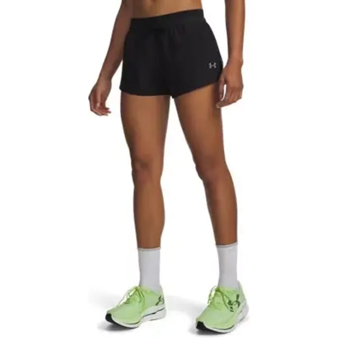 Under Armour Velociti Pro Vent s Hardloopshorts Dames-zwart, zilver