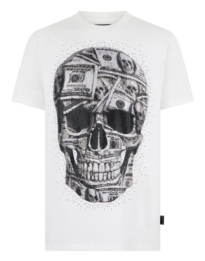 T-Shirt Met Ronde Hals En Korte Mouwen Skull