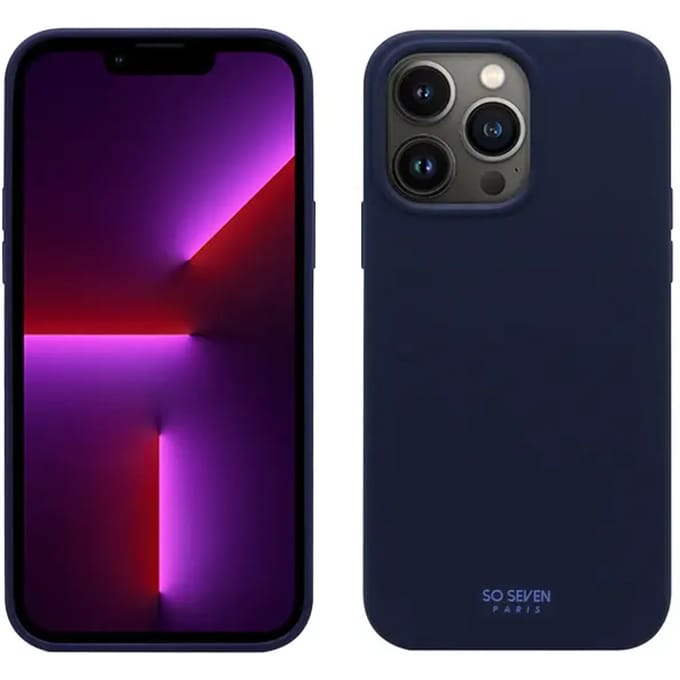 SoSeven, Hoesje Geschikt voor Apple iPhone 13 Pro Max SMOOTHIE GERECYCLED, Blauw