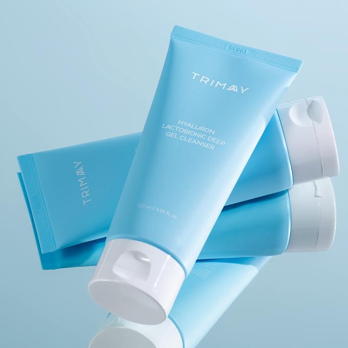 Gel nettoyant en profondeur Trimay Hyaluron Lactobionic blue