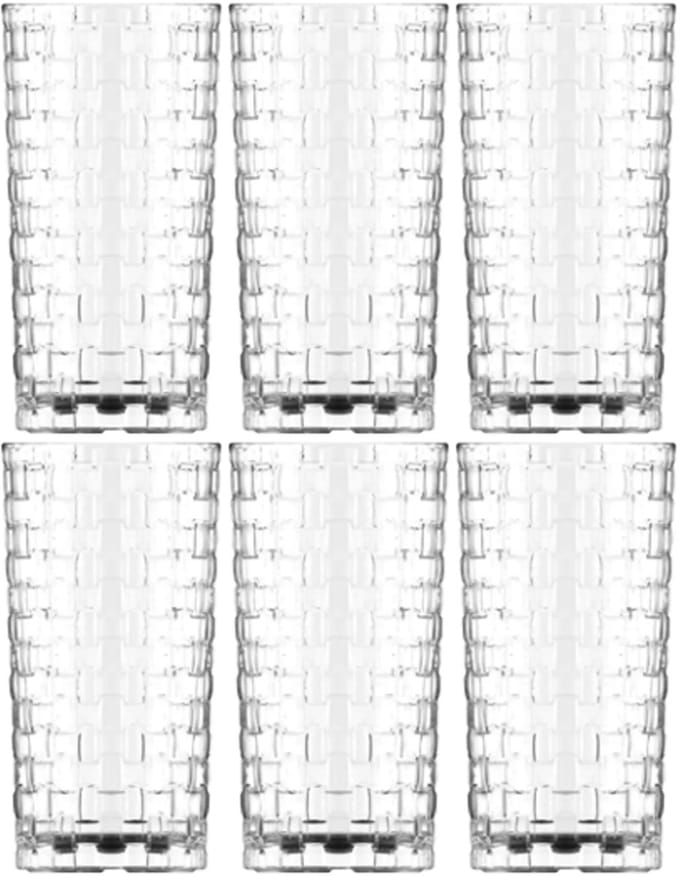 Glozini Longdrinkglazen - Set van 6 - 330ml - Sofia Tumbler