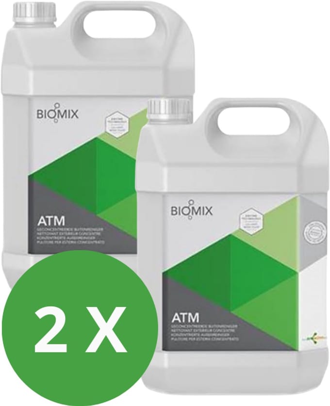 Biomix-ATM - 2 Stuks - 5 liter Reinigingsmiddel - Poetsmiddel - Garden Select
