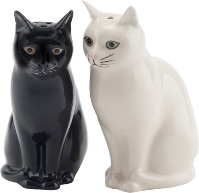 Quail Peper en Zout set - Katten Daisy en Lucky