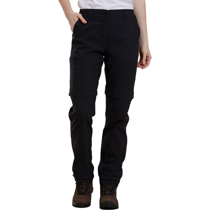 Mountain Warehouse Dames/Dames Hiker Stretch Afritsbroek (Zwart)
