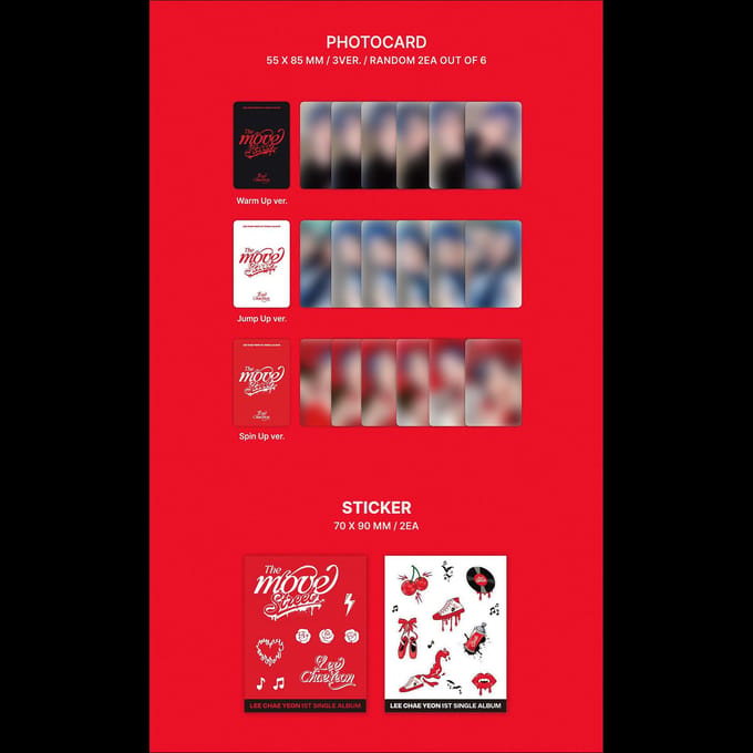 LEE CHAE YEON - DE BEWEGING: Straat Poca Ver.(Opwarmver./Jump Up ver. / Spin-Up ver.) Spin Up ver.