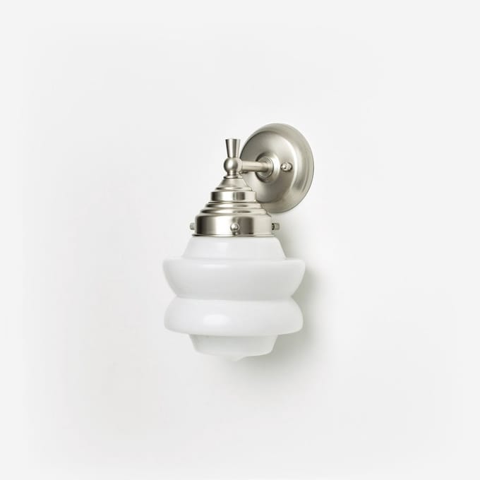 Wandlamp Small Top Royal Matnikkel - Art Deco Trade