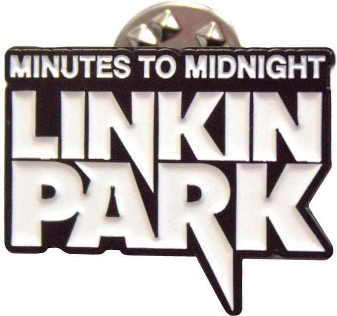 Linkin Park - Minutes To Midnight Pin - Wit/Zwart