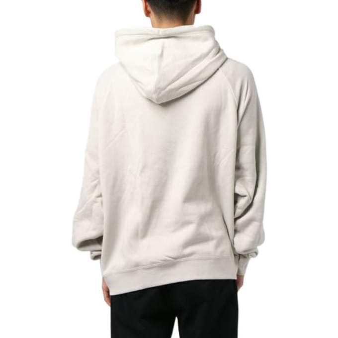 Nike Sweat à capuche à manches longues avec logo imprimé solide pour hommes Blanc AR4855-072 XXL white