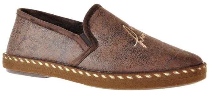 Hush Puppies -Heren - bruin donker - pantoffels & slippers - maat 40