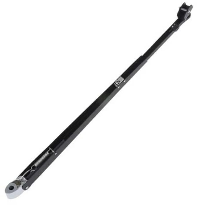 Roca Standaard wisserarm W25/38, Zwart/RVS 470-750mm
