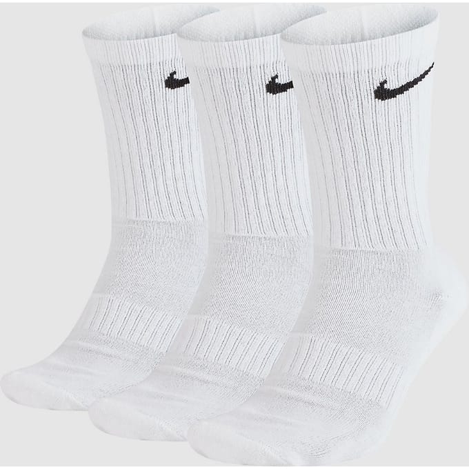 Nike Everyday Cushioned Crew 3 Pack Sokken Unisex - Wit - Maat 38-42