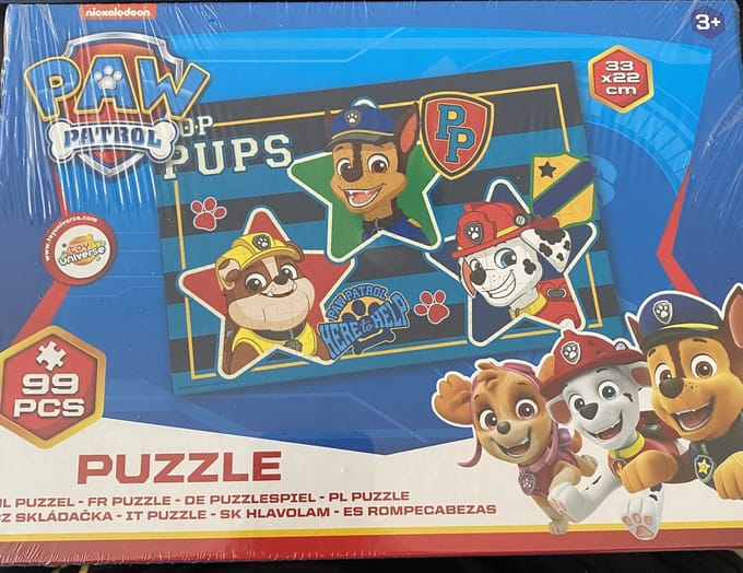 Nickelodeon - PAW Patrol Puzzel "Pop Pups"
