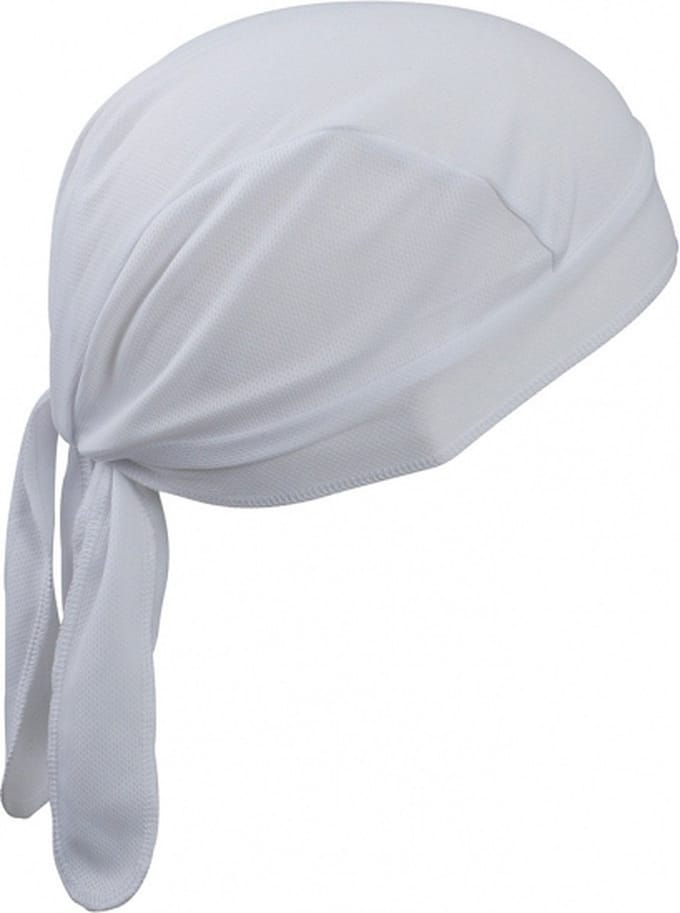 Myrtle Beach sport bandana - wit - hoofddoek - polyester - volwassenen
