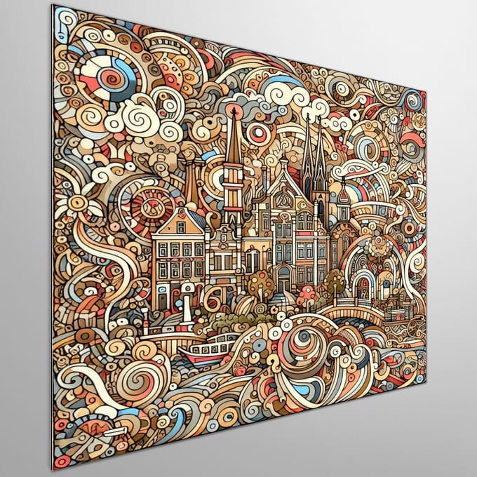 Kunstprint | Wanddecoratie | Dibond | 60 × 60 cm