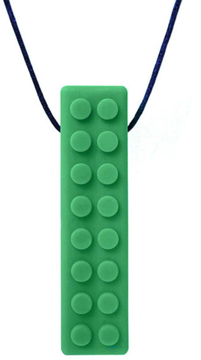 ARK Therapeutic kauwsieraad speelgoed Brick Stick ketting groen XXT.