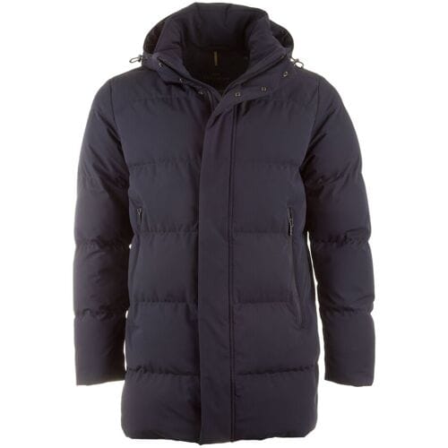 Paul & Shark Jack Typhoon Re4x4 Stretch Re-Goose Down Parka With Shark Fin Donker Blauw / male