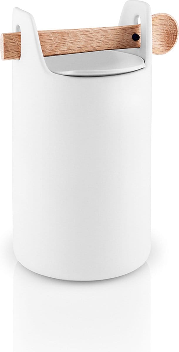 Voorraadpot / Organizer met Lepel, Hoog, 20 cm, Wit - Eva Solo | Nordic Kitchen