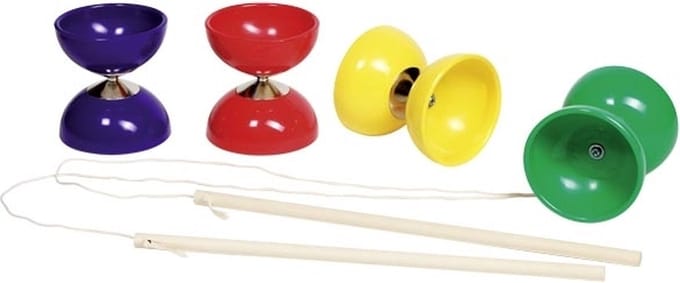 Goki Diabolo with 2 wooden sticks and string