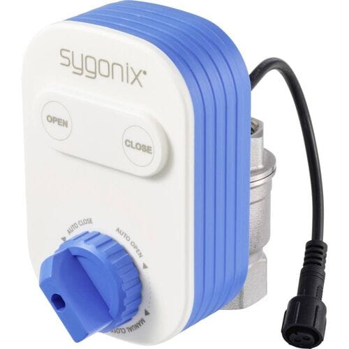 Sygonix Aandrijfmodule voor kogelkraan Draadloos 10 bar (max)