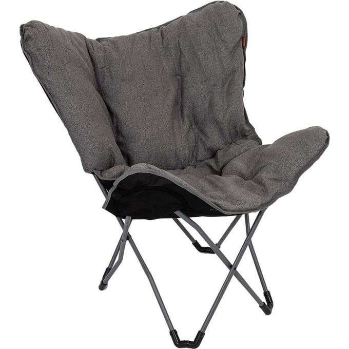 Bo-Camp - Urban Outdoor - Vlinderstoel - Grainger - L - Nika - Grijs