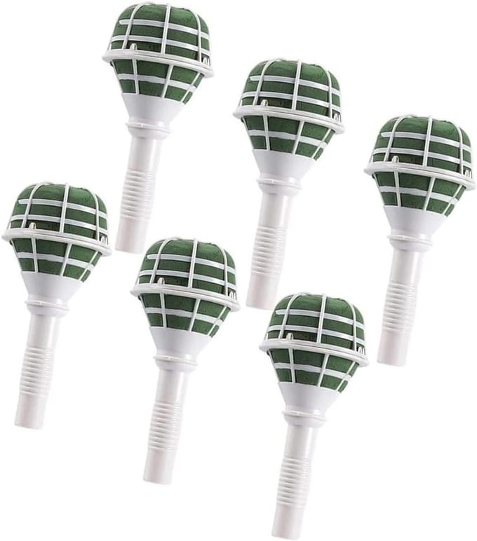 Bloemboeket Houders - Bloemschik Basis - Bruiloft Decoratie - Water Absorberend Schuim - 6 Stuks - Groen