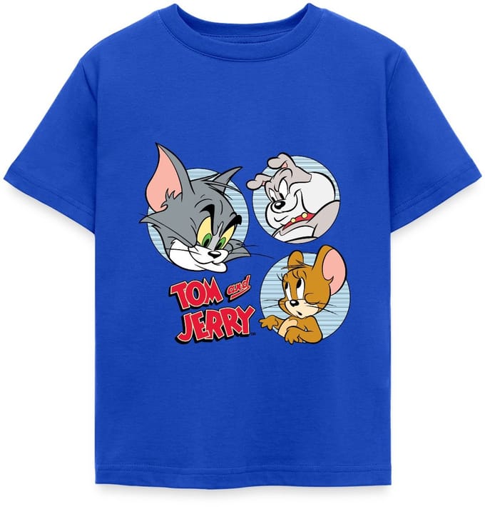 Tom En Jerry Met Hond Spike T-Shirt Kinderen