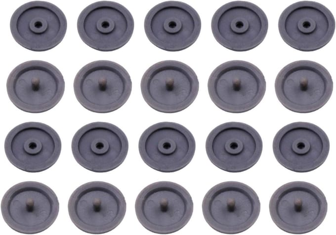 Gordel Stopper - Gesp Clips - Voorkom Glijden - Universele Pasvorm - 16mm Diameter - Grijs