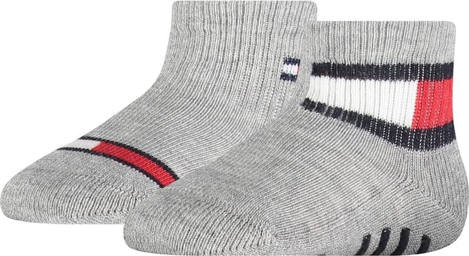 Tommy Hilfiger Babysokken Tommy Flag Grijs