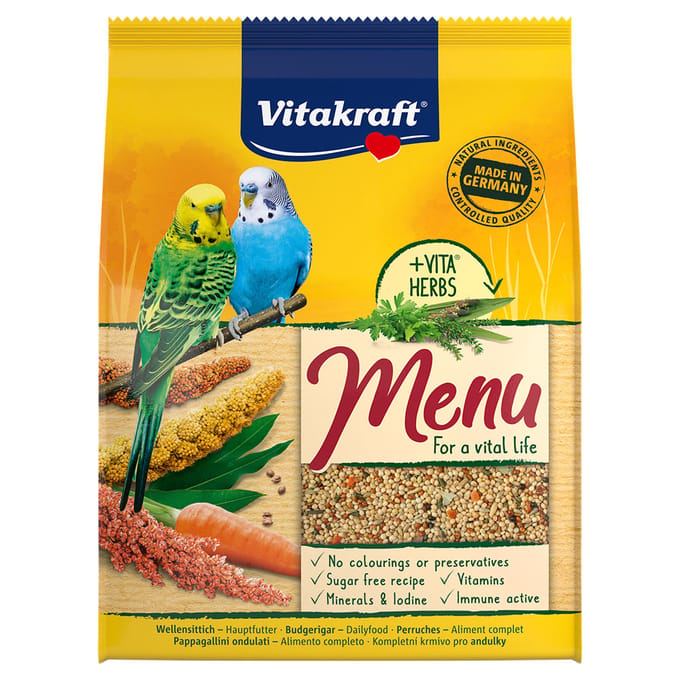 Vitakraft Parkieten Premium Menu - Vogelvoer - 3 kg
