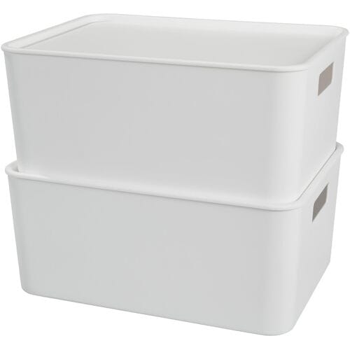 W5 Opbergboxen met deksel 11 L - 2 stuks