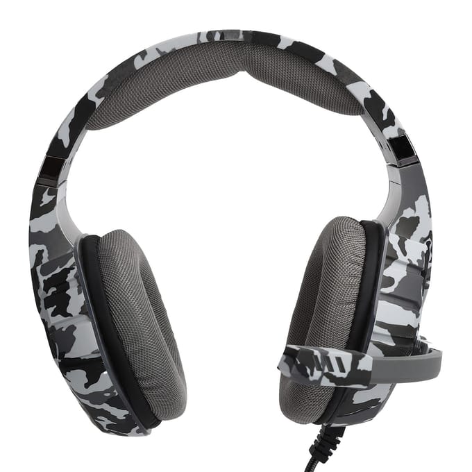 Bedrade Gaming Headphone Computer Stereo Headset met LED-licht Microfoon USB+3.5mm Poort