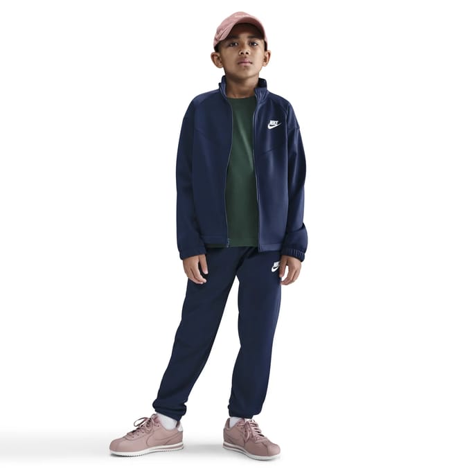 Nike Dri-Fit Full-Zip Trainingspak Kinderen-donkerblauw